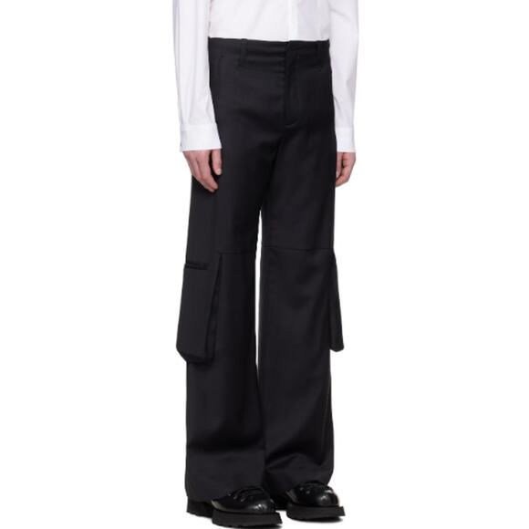 Heliot Emil Men's Black Ferro Tailored Cargo Pants Size XXL - Picture 3 of 10